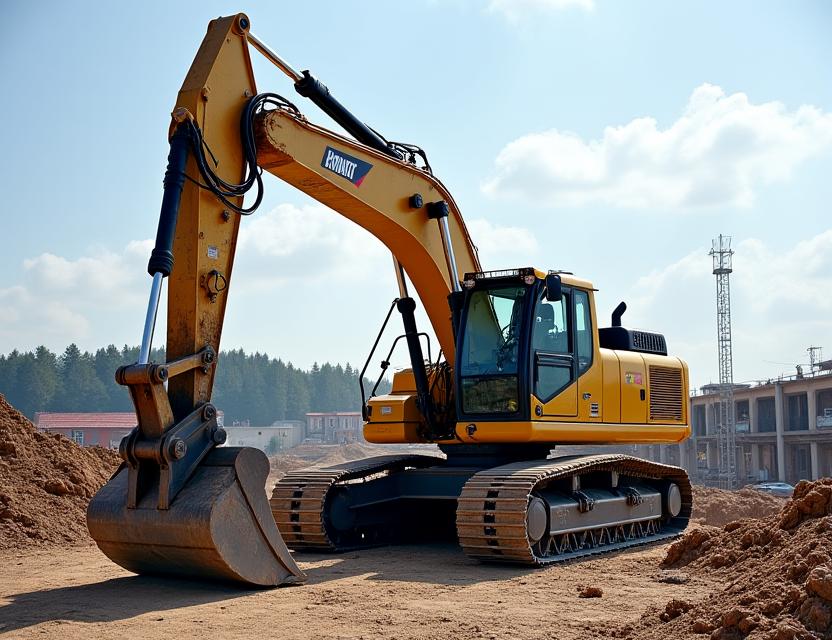 Bagger und schwere Baumaschinen