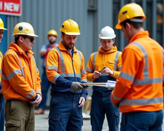 Sicherheitstraining Baumaschinen
